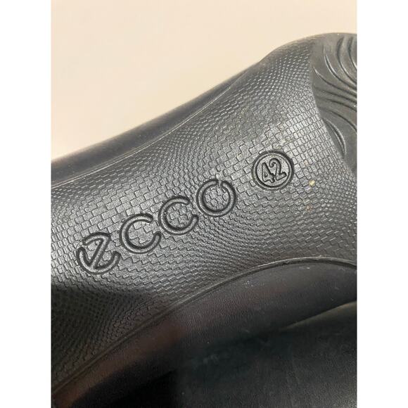 ECCO Women's Sculptured 45 Dress Pump Mary Janes Black Leather 42/ US 11* - Picture 6 of 7